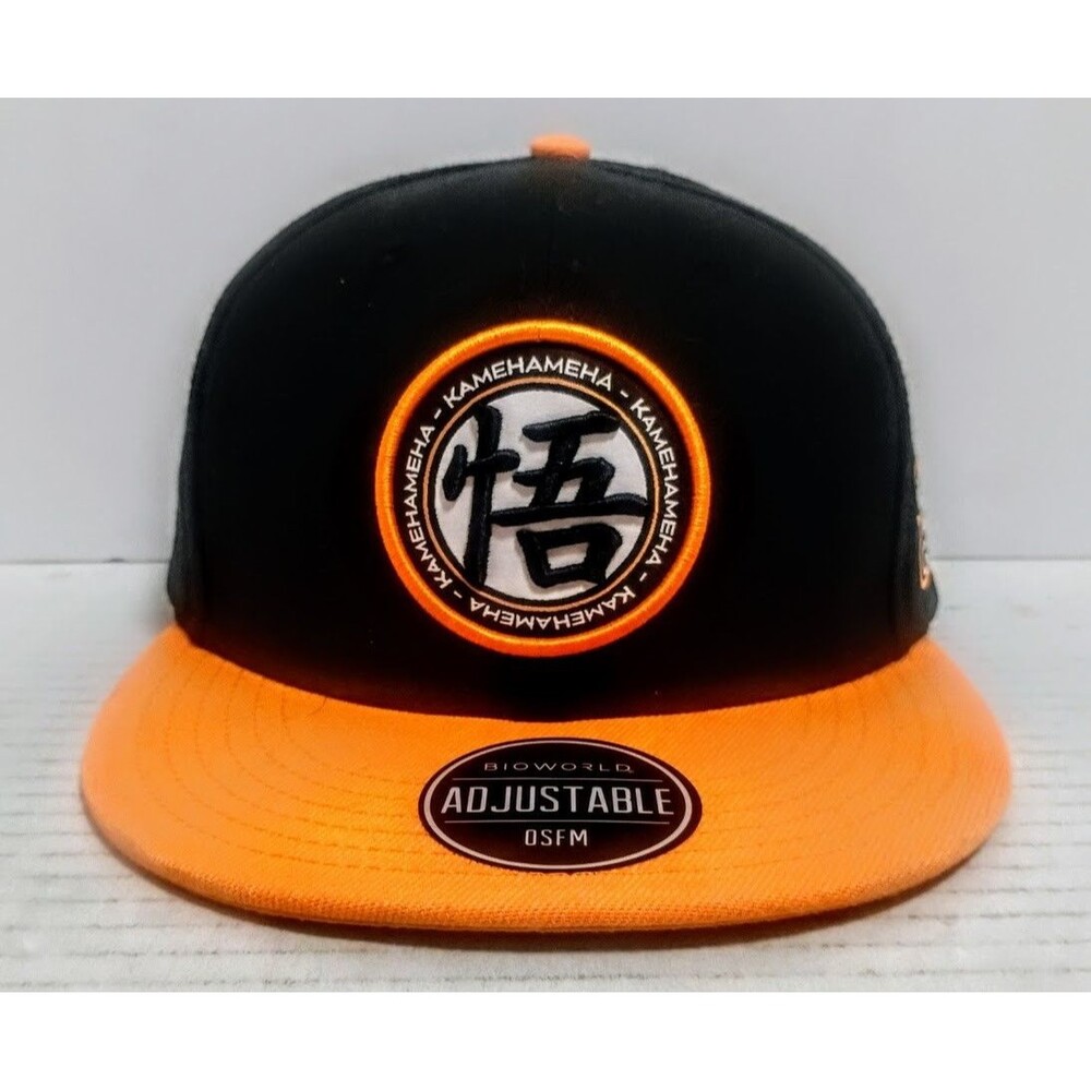 TOEI ANIMATION BIOWORLD DRAGON BALL Z GOKU KAMEHAMEHA SNAPBACK HAT